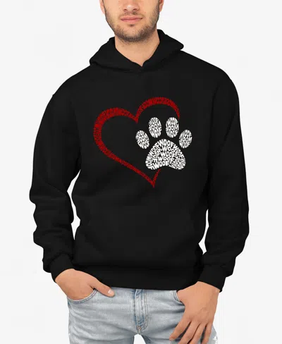 La Pop Art Paw Heart In Black