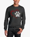 La Pop Art Paw Heart In Grey