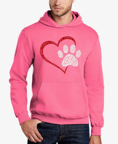 La Pop Art Paw Heart In Pink