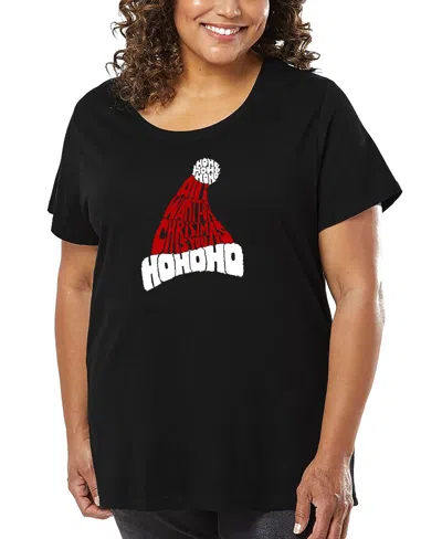 LA POP ART PLUS SIZE ALL I WANT FOR CHRISTMAS IS YOU WORD ART T-SHIRT