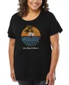 La Pop Art Plus Size Cities In San Diego Word Art T-shirt In Black
