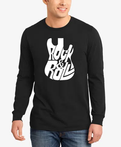 La Pop Art Rock And Roll Guitar In Black
