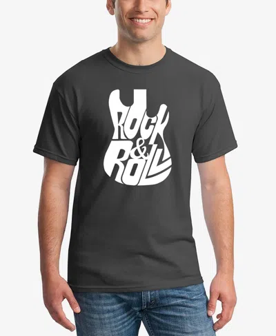 La Pop Art Rock And Roll Guitar In Grey