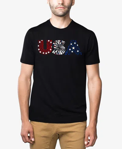 La Pop Art Usa Fireworks In Black