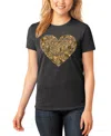 Shop La Pop Art Women's Fall Vibes Premium Blend Art T-shirt In Black