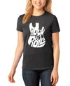 LA POP ART WOMEN'S PREMIUM BLEND WORD ART ROCK AND ROLL GUITAR T-SHIRT