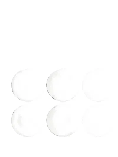 La Porcellana Bianca Essenziale Coup Plates (set Of Six) In White