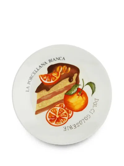 La Porcellana Bianca Goloserie Dessert Plates (set Of Six) In White
