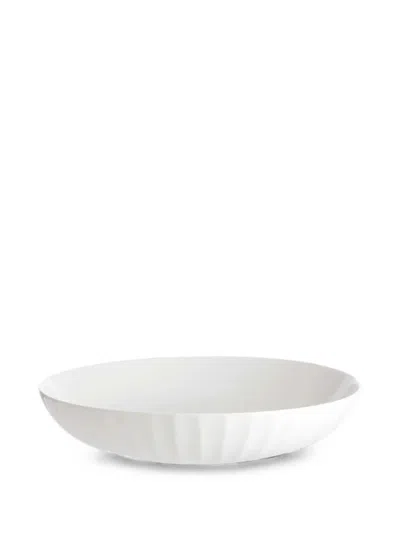 La Porcellana Bianca Pieve Fluted Pasta Bowl In White