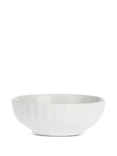 La Porcellana Bianca Pieve Fluted Salad Bowl In Multi