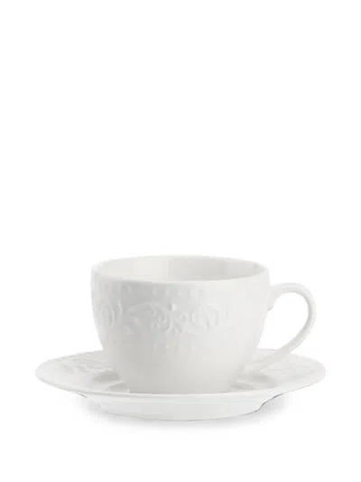 La Porcellana Bianca Sognante Teacups And Saucers (set Of Six) In White