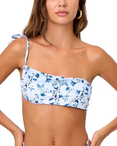 La Porte Aubre Multiway Bikini Top In White
