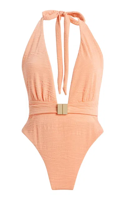 La Porte Bianca One-piece Swimsuit In Coral