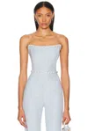 La Porte Birkin Pearl Corset Top