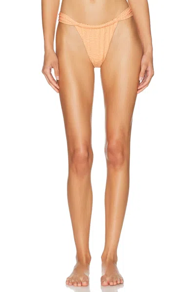 La Porte Chloe Bikini Bottom In Orange