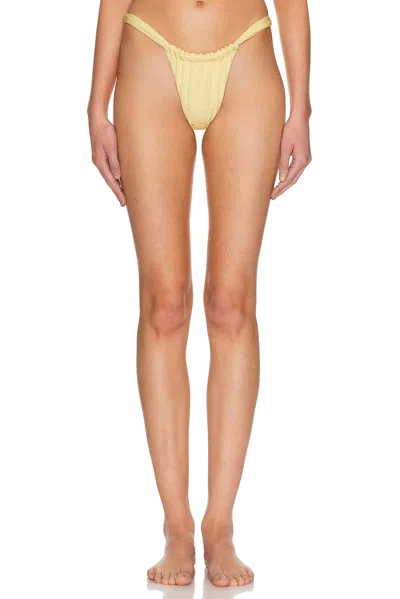 La Porte Chloe Bikini Bottom In Yellow
