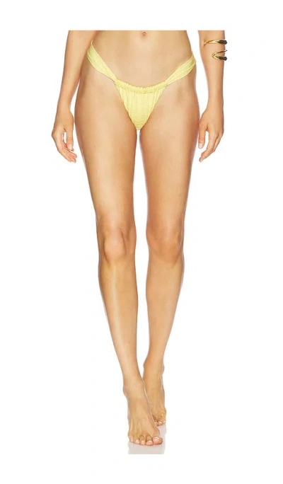 La Porte Chloe Bikini Bottom In Yellow