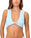 La Porte Danielle Twist-front Bralette Top