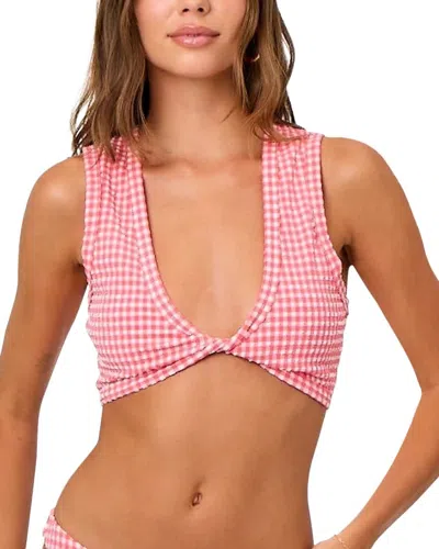 LA PORTE LA PORTE DANIELLE TWIST-FRONT BRALETTE TOP