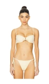 La Porte Fonda Underwire Bikini Top In Anise Flower