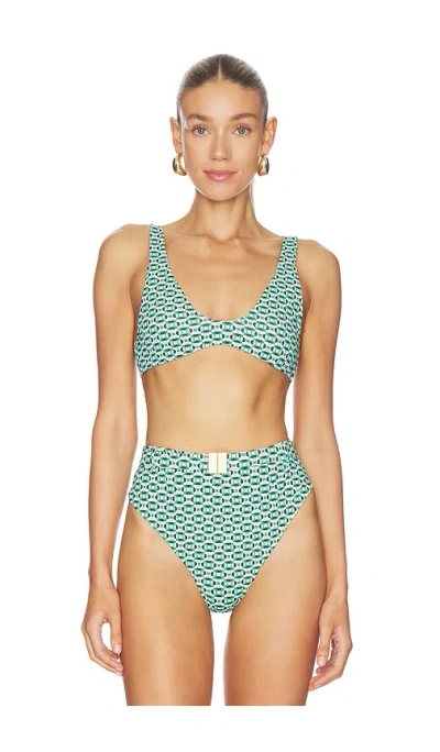 La Porte Kaleigh Top In Green