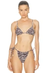 La Porte Kendall Bikini Top In Multi