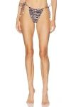 La Porte Kourtney Bikini Bottom In Multi