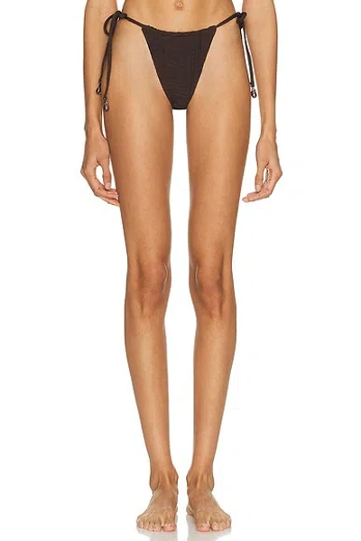 La Porte Kourtney Bikini Bottom In Black