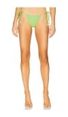 La Porte Kourtney Bikini Bottom In Greenery