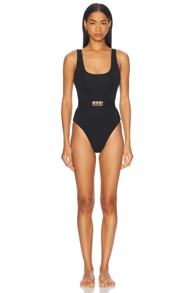 LA PORTE MANDY HARDWARE ONE PIECE SWIMSUIT
