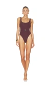 La Porte Mandy One Piece In Burgundy