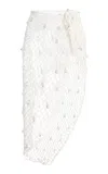 La Porte Louise Pearl Sarong In White