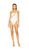 La Porte Nixy One Piece Swimsuit In Cloud