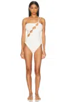 La Porte Nixy One Piece Swimsuit In Cloud