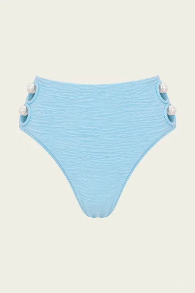 La Porte Robbin Bikini Bottom In Sky Blue