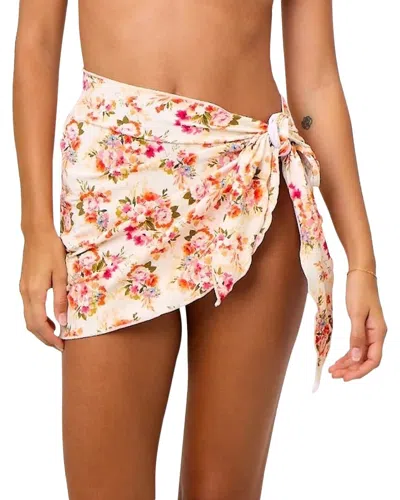LA PORTE LA PORTE SHORT TIE-SIDE SARONG COVERUP