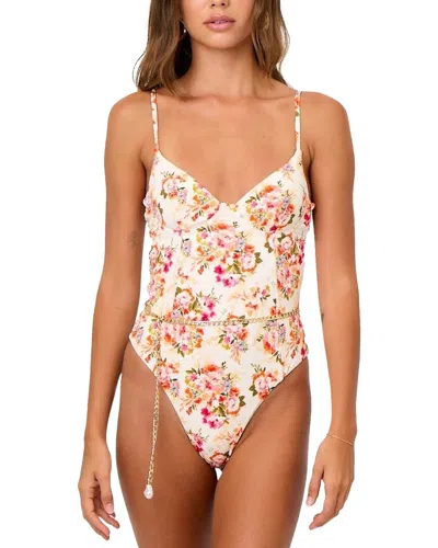 La Porte Suzy Underwire Swimsuit In Neutral