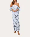 La Porte Maxi Dress In Blue