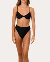 La Porte Emily Underwire Bikini Top In Black