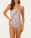 La Porte Nixy Swimsuit In Vintage Swirl