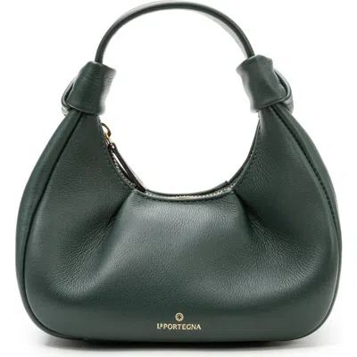 La Portegna Anita Hobo Bag In Green