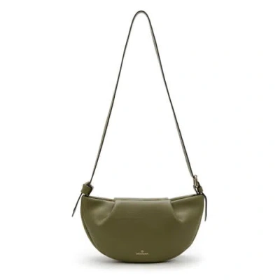 La Portegna Claudia Adjustable Strap Shoulder Crossbody In Forest