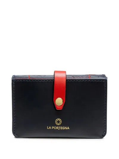 La Portegna Eleonora Card Holder In Black