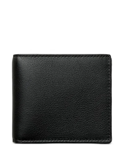 La Portegna James Leather Bifold Wallet In Black