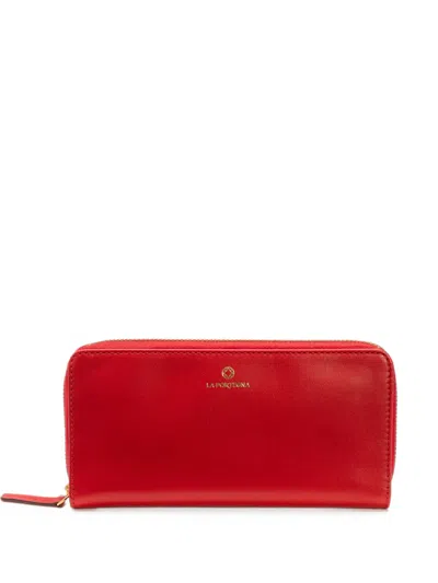 La Portegna Julia Zip-around Wallet In White
