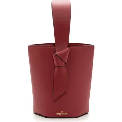 La Portegna Julieta Shoulder Bag Minimalist Lines And Timeless Design In Pink