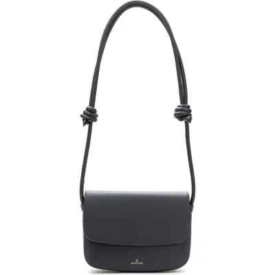 La Portegna Lucia Shoulder Bag With Sliding Knots In Blue