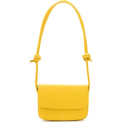 La Portegna Lucia Shoulder Bag With Sliding Knots In Yellow