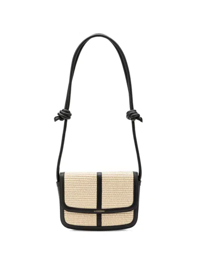La Portegna Lucía Yute Shoulder Bag In Neutrals