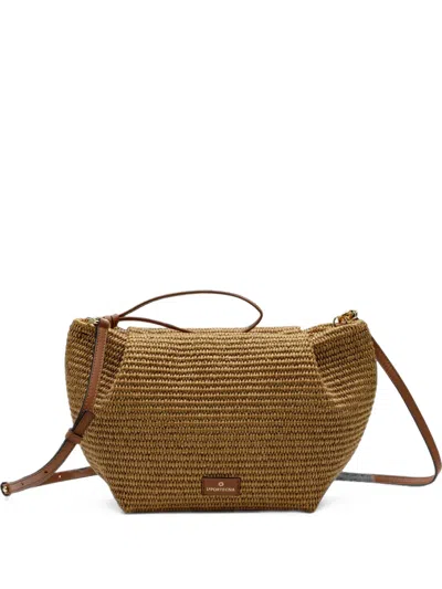 La Portegna Marta Yute Shoulder Bag In Neutrals